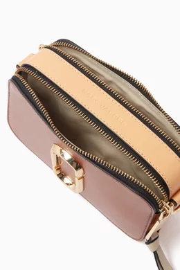 Buy Marc Jacobs Brown Small Snapshot Camera Crossbody Bag in Leather For Women Online Ounass Bahrain