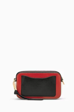 Buy Marc Jacobs Red The Snapshot Camera Crossbody Bag in Leather For Women Online Ounass Bahrain