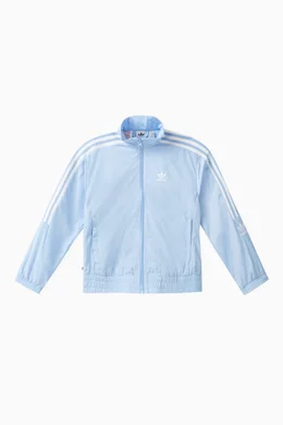 Adidas light blue track jacket sales