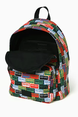 Buy KENZO Multicolour Kenzo Label Zip Backpack in Nylon For Men Online Ounass Bahrain