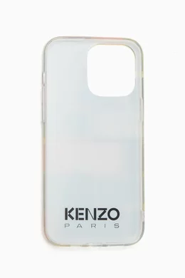 Buy KENZO Multicolour Logo iPhone 14 Pro Max Case For Men Online Ounass Bahrain
