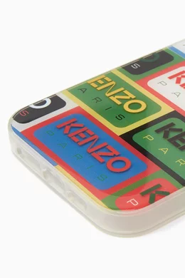 Buy KENZO Multicolour Logo iPhone 14 Pro Max Case For Men Online Ounass Bahrain