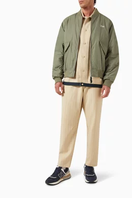 Kith Dumont Flight Bomber Jacket オリーブ Buy Kith Green Dumont Flight Bomber Jacket For Men Online | Ounass