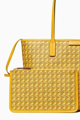 Tory burch yellow tote outlet
