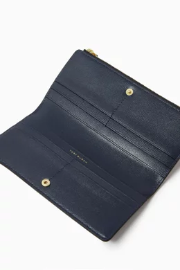Tory burch robinson slim wallet black new arrivals
