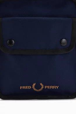 Buy Fred Perry Blue Branded Side Bag in Durable Polyester For Men Online Ounass Bahrain