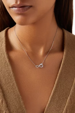 Infinity necklace swarovski new arrivals