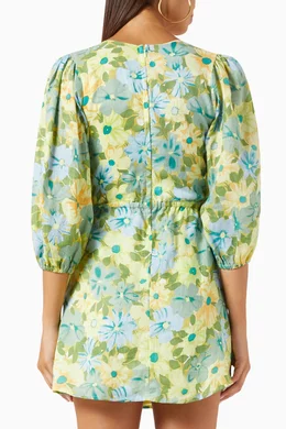 slim fit dress slacks Verena Mini Dress Green