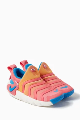 Buy Nike Pink Dynamo Go SE Sneakers in Textile For Boys Online Ounass Bahrain