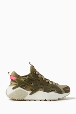 Nike huarache camouflage green top