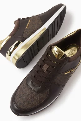 Michael kors monogram sneakers new arrivals