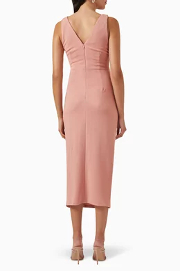Buy Elliatt Pink Elizabethan Ruffle Dress For Women Online | Ounass Bahrain