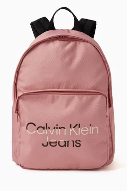 Calvin klein backpack pink discount