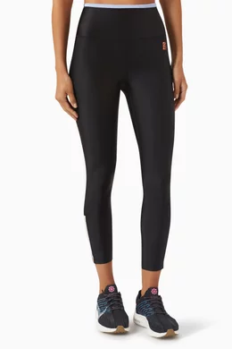 Buy P.E. Nation Black Steady Run Leggings in Recycled polyester For Women Online Ounass Bahrain