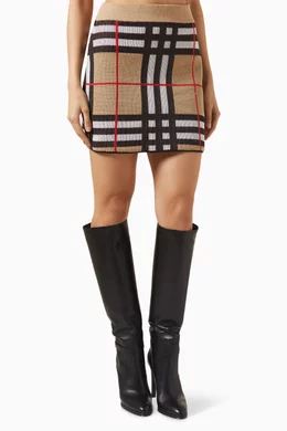 Burberry check mini skirt new arrivals