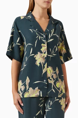 Kith Women Elena Embroidered Camp shirt