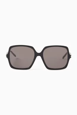 Saint laurent oversized square acetate sunglasses outlet