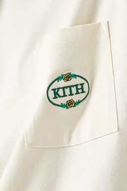 Buy Kith Neutral NY Rose Pocket T shirt in Cotton Jersey For Men Online Ounass Bahrain