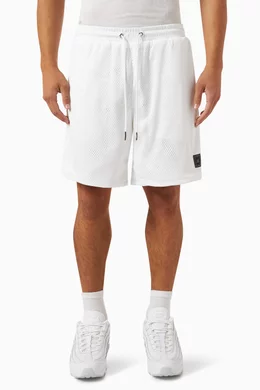 Buy Kith White Curtis Mesh Shorts For Men Online Ounass Bahrain