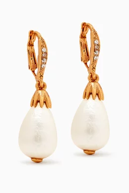 Oscar de la renta drop earrings on sale