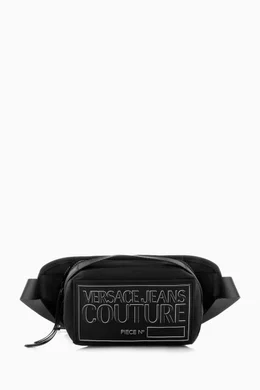 Buy Versace Jeans Couture Black Belt Bag in Nylon For Men Online Ounass Bahrain