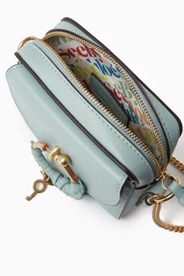 Buy See By Chloe Blue Mini Joan Camera Bag in Grained Cowhide Deadstock For Women Online Ounass Bahrain