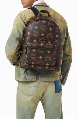 Mcm denim backpack deals