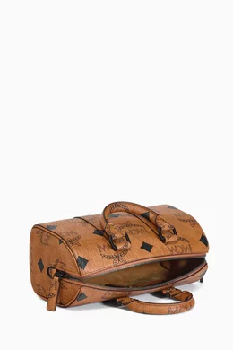 Mcm essential boston bag small hotsell