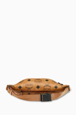 Buy MCM Brown Medium Fursten Belt Bag in Maxi Visetos Canvas For UNISEX Online Ounass Bahrain