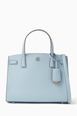 Buy Tory Burch Blue Small Walker Satchel in Leather For Women Online Ounass Bahrain