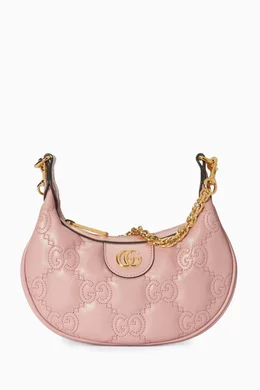 Buy Gucci Pink Mini Shoulder Bag in GG Matelasse leather For Women Online Ounass Bahrain