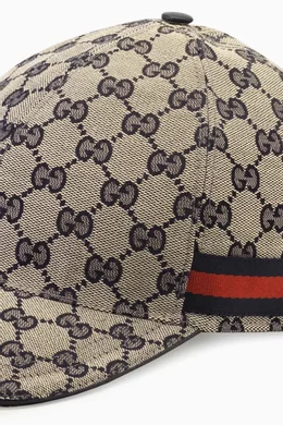 Buy Gucci Neutral Baseball Hat in GG Original Canvas For Women Online Ounass Bahrain