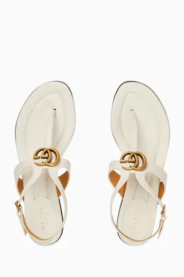 White gucci thong sandals new arrivals