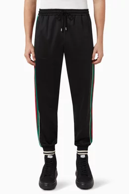 Black gucci sweatpants outlet