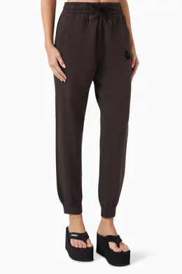 Buy Isabel Marant Etoile Black Malona Sweatpants in Cotton jersey For Women Online Ounass Bahrain