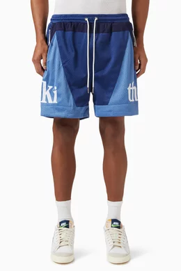 Buy Kith Blue Turbo Shorts in Mesh For Men Online Ounass Bahrain
