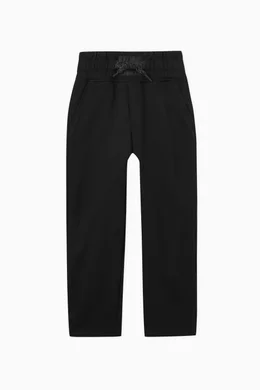 Buy DKNY Black Sweatpants in Cotton For Girls Online Ounass Bahrain