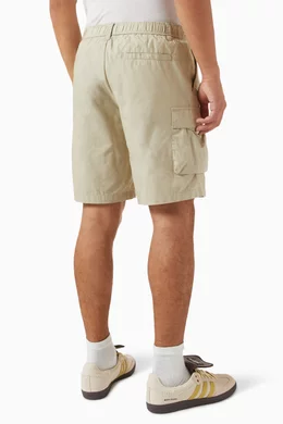 Buy Samsoe Samsoe Neutral Ross Shorts in Cotton For Men Online Ounass Bahrain
