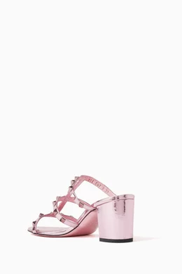 Buy Valentino Garavani Purple Valentino Garavani Rockstud Sandals