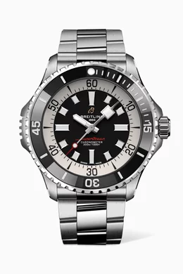 Breitling superocean black steel 46 cheap