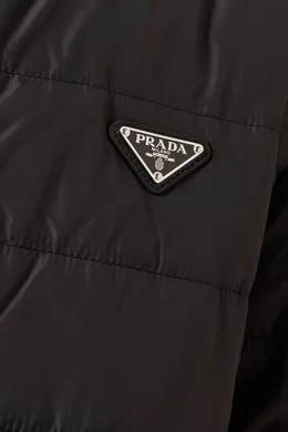 Buy Prada Black Lightweight Down Jacket in Padded Nylon For Men Online Ounass Bahrain