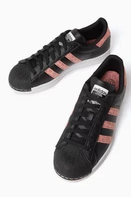 Adidas kids' superstar faux-leather sneakers cheap