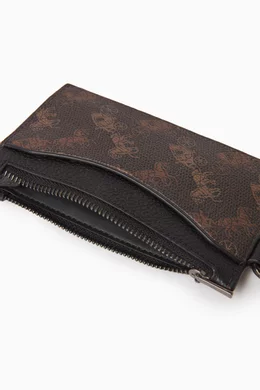 Buy Coach Multicolour Horse Carriage Print Card Case in Leather Coated Canvas For Men Online Ounass Bahrain