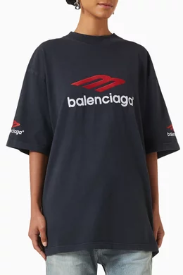 24新作 バレンシアガ 3B SPORTS ICON FIT MEDIUM T-SHIRT Medium-818595TRVG89756_F.jpg?v=1