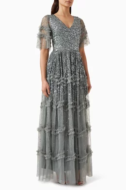Maya sequin maxi dress outlet