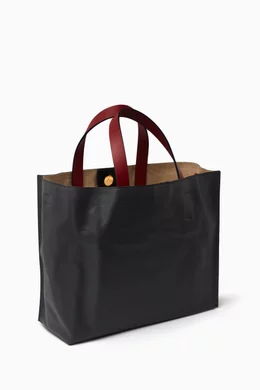 Buy Marni Multicolour Small Museo Tote Bag in Tumbled Leather For Women Online Ounass Bahrain