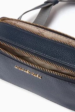 Buy Michael Kors Blue Small Jet Set Camera Bag in Leather For Women Online Ounass Bahrain