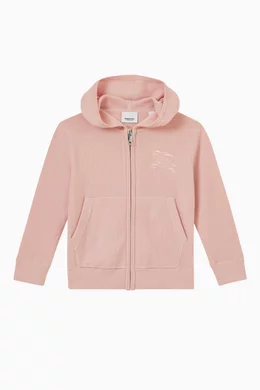 Burberry hoodie pink sale