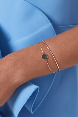 Buy Swarovski Gold Ginger Bangle Bracelet in Rose Gold plated Metal For Women Online Ounass Bahrain