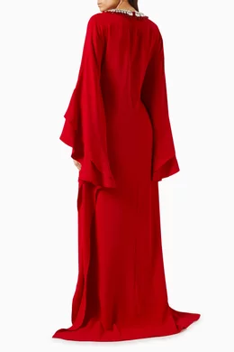 strapless open back dress Red Jacadi Dress With Pink Belt 4T — Retykle